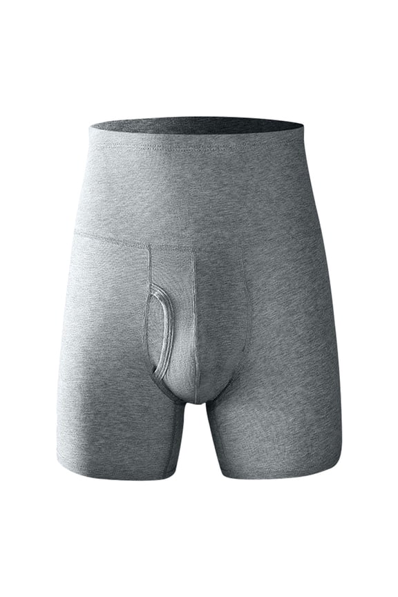 Men's Thermal Loungewear for All-Season Comfort and Warmth with High Waist Design and Sleek Solid Tone,Mens Underwear,L