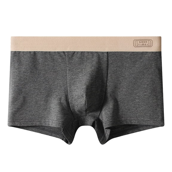 Daznico Men's Underwear for Everyday Casual Comfort in Loose Large Size with Color Block Design Breathable Ice Silk Fabric for All Seasons Pouch Support Soft,Mens Underwear,M