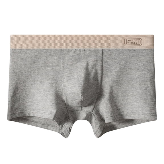 Daznico Men's Underwear for Everyday Casual Comfort in Loose Large Size with Color Block Design Breathable Ice Silk Fabric for All Seasons Pouch Support Soft,Mens Underwear,M