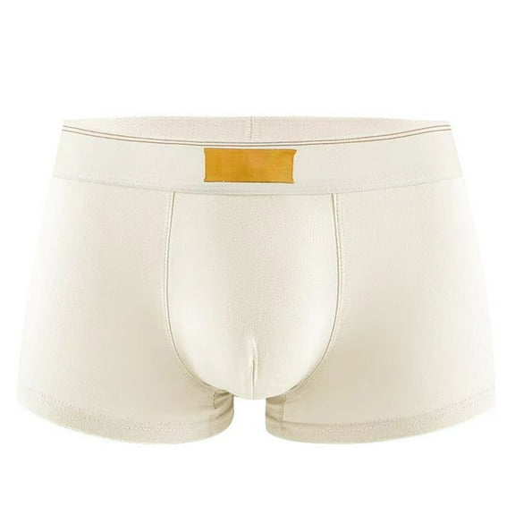 Daznico Men's Underwear A Line Solid Color Lancing Comfortable Lightweight Shorts with Square Toe for Everyday Wear and All-Day Comfort,Mens Underwear,L