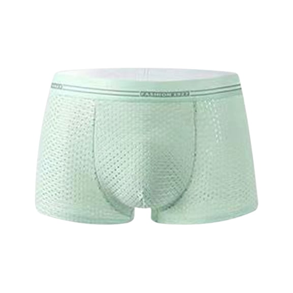 Daznico Men's Underwear Mesh Breathable Ice Silk Briefs for Everyday Comfort and Lightweight Support,Mens Underwear,4XL