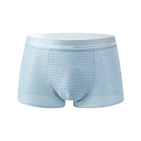 Daznico Men's Underwear Mesh Breathable Ice Silk Briefs for Everyday Comfort and Lightweight Support,Mens Underwear,XL