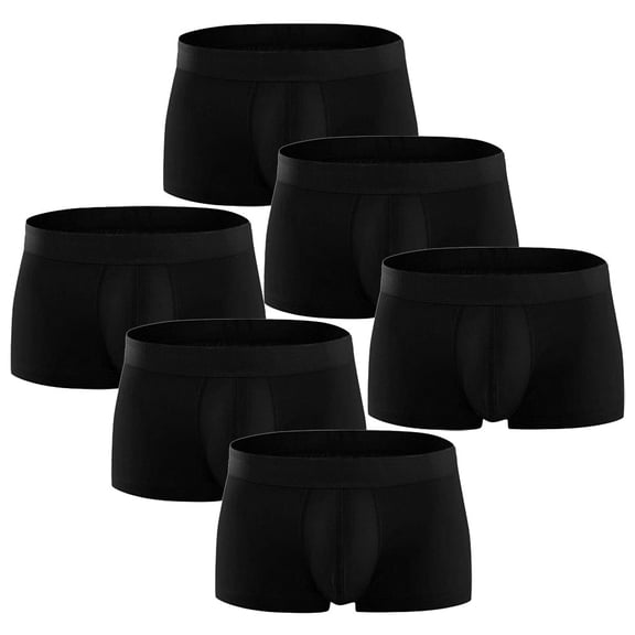 Daznico Men's Underwear Pack Breathable Comfort Durable Fit Soft Waistband Full Coverage Briefs Size-Inclusive 6PCS,Mens Underwear,S