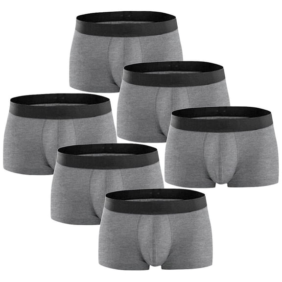 Daznico Men's Underwear Pack Breathable Comfort Durable Fit Soft Waistband Full Coverage Briefs Size-Inclusive 6PCS,Mens Underwear,XXL