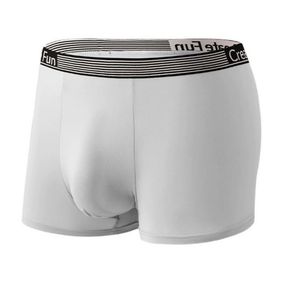 Daznico Men's Underwear - Skin Friendly Ice Silk Casual Breathable Comfort Fit Large Size Fashion Underwear for Everyday Wear,Mens Underwear,XL