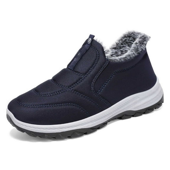 Daznico Mens Sneakers,Winter Style Sneakers Warm Comfortable Thick Boots Footwear,Sneakers for Women,Size:9.5