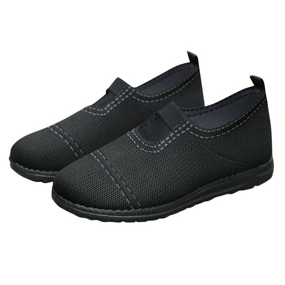 Daznico Mesh Shoes for Women - Women All Flat Lazy On Mom Shoes Couple Style Casual Shoes,Size 9