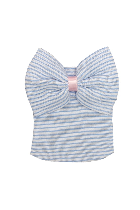 Baby Bow Turban Hat Knit Head Wrap Cute Beanie for Boys Girls