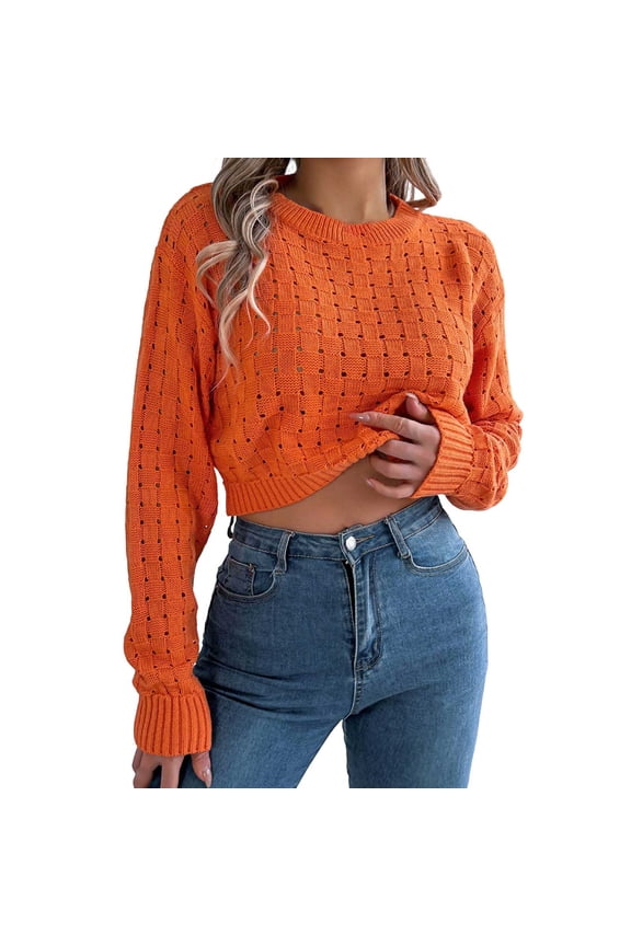 Open Back Button Down Long Sleeve Sweater Winter Soft Knitted Turtleneck Casual for Daily Wear ,Sweatshirt for Women,Sweaters for Women,M