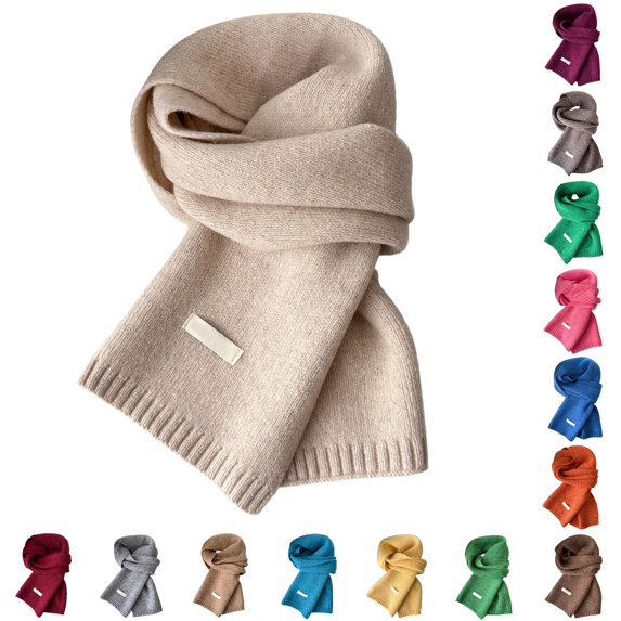 Daznico Scarf for Women, Elegant Knitted Scarf Warm Winter for Fashionable Everyday Wear Soft and Cozy Unisex Neck Wrap Versatile Lightweight Style for All Seasons
