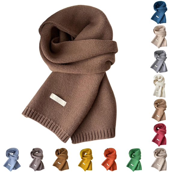 Daznico Scarf for Women, Elegant Knitted Scarf Warm Winter for Fashionable Everyday Wear Soft and Cozy Unisex Neck Wrap Versatile Lightweight Style for All Seasons