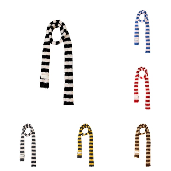 Daznico Scarf for Women, Elegant Knit Long Scarf for Autumn Winter Style Thin Neck Wrap Cozy Lightweight Decorative