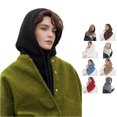 thumbnail image 1 of Daznico Scarf for Women, Unisex Knit Scarf Hat 2 In 1 Convertible Winter Neck Warmer with Drawstring for Cold Weather, 1 of 3