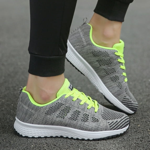 Daznico Shoes Running Casual Round Shoes Women and Men Mesh Straps Fashion Flat Women's Casual Shoes,Womens Sneakers,Size 7