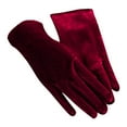 thumbnail image 1 of Daznico Short Velvet Opera Gloves Elegant Formal Accessory for Bridal Wedding Evening Dress Banquet Reception and Party Occasions, 1 of 6