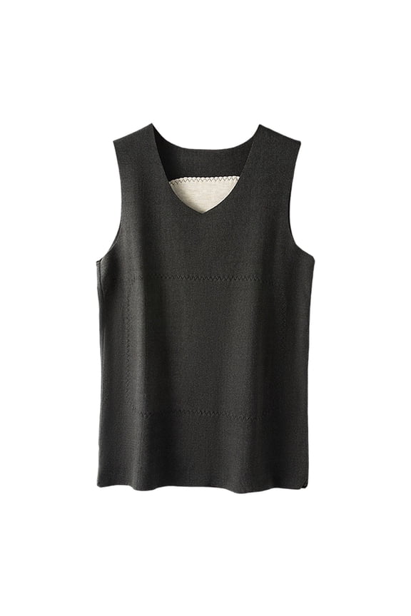 Silk Patch Vest â Double Lined Heated Base Layer,XL