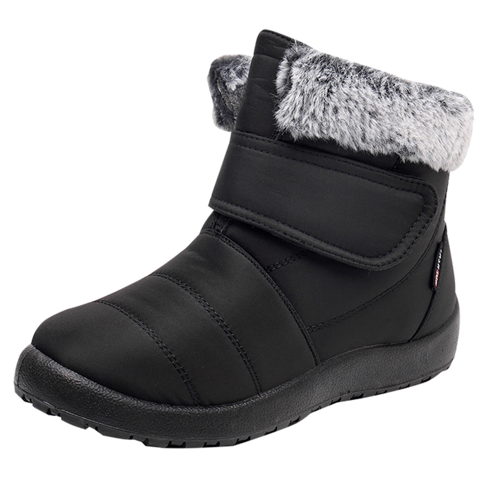Cashmere Warm Thick Sole Comfortable Half Slipper Snow Boot main image 0