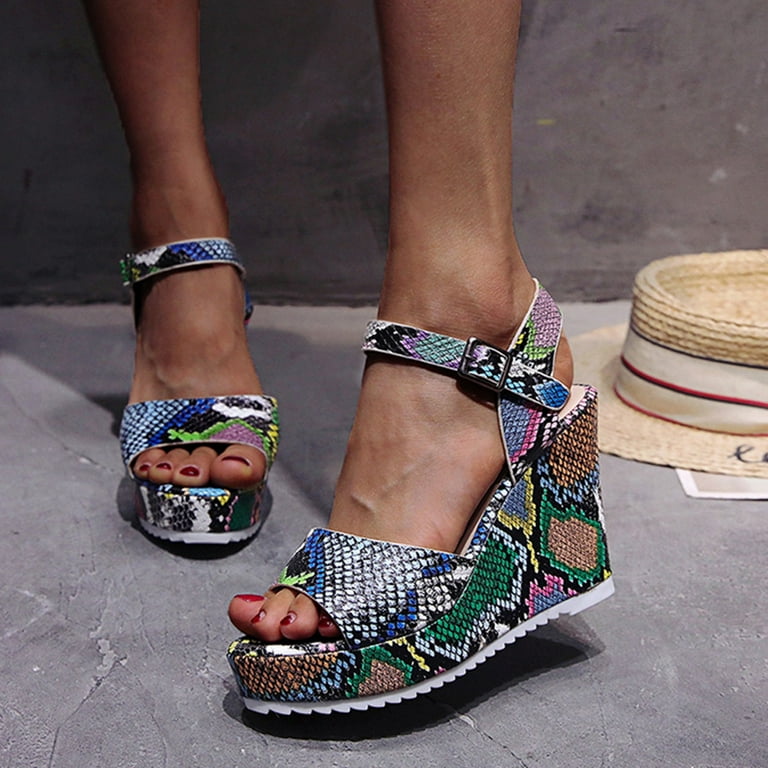 Chanclas multicolor sales