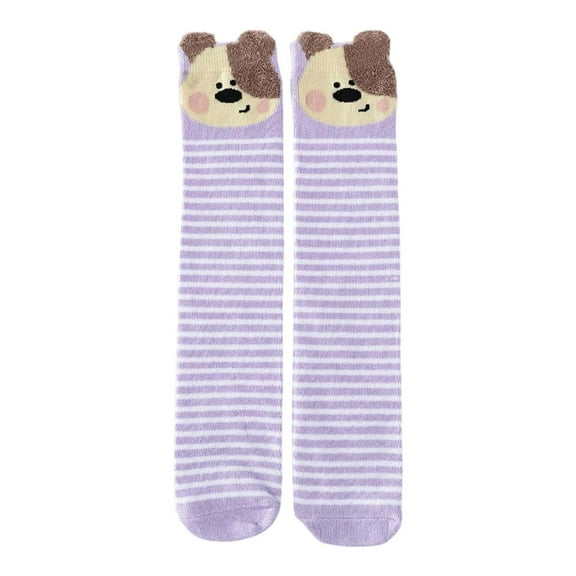 Daznico Socks for Women - Cute Cartoon Animal Pattern Knee High Stockings for Girls for Home Leisure