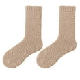 thumbnail image 1 of Daznico Socks for Women - Women's Autumn and Winter Warm Solid Color Mid Length Socks, 1 of 7