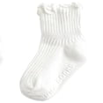 thumbnail image 1 of Daznico Soft Combed Kids Socks with Lace Breathable Baby Socks for Girls and Boys Comfortable Short Ankle Socks for Daily Wear, 1 of 2