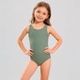 thumbnail image 1 of Daznico Solid Color Girls One Piece Swimsuit, UPF 50 Sun Protective Comfortable Bathing Suit for Kids,13-14 Years, 1 of 7