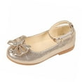 thumbnail image 1 of Daznico Sparkling Dance Shoes with Delicate Bow Design for Girls and Toddlers,15-18 Months, 1 of 5