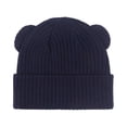thumbnail image 1 of Daznico Stretch Baby Knit Winter Hat with Adorable Bear Design Soft Warm Toddler Cold Weather Boys Girls Beanie, 1 of 5