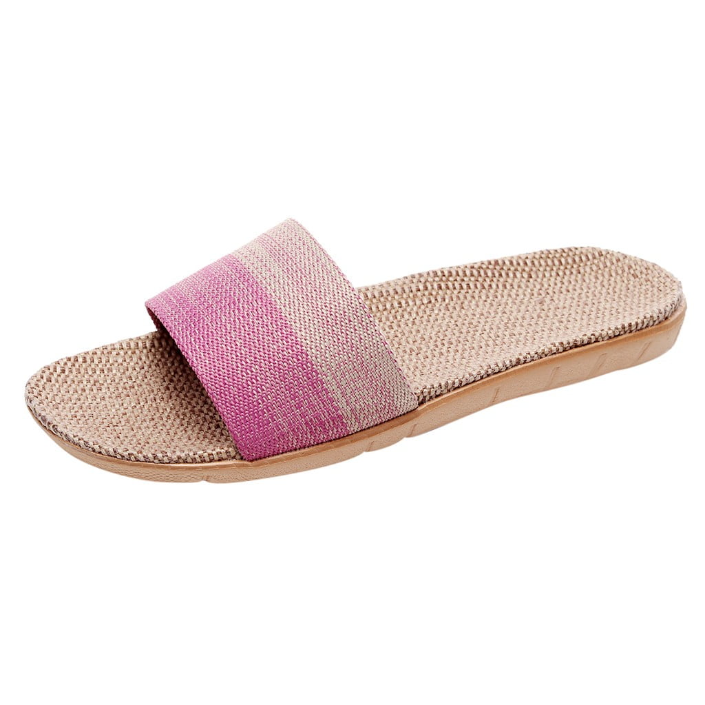 Daznico Summer Slippers for Women Women Cotton Linen Beach