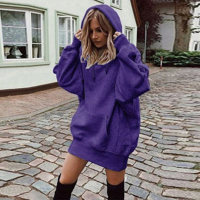 Oversize Hoodie Mujer Purple Centenario x adidas