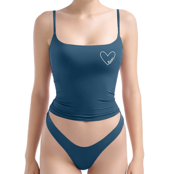 Daznico Tank Tops for Women,Women Square Neck Tank Top Summer Going Out Basic Shirt,Size XS