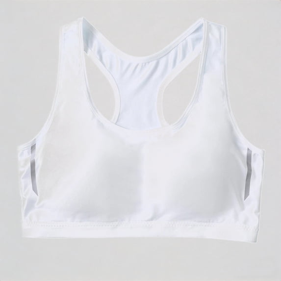 Daznico Girls Racerback Sports Bras High Support Breathable Seamless Workout Tank Tops for Active Girls,9-12 Years
