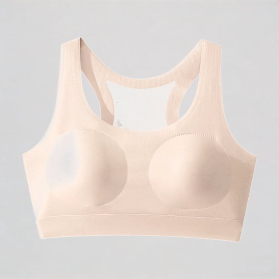 Daznico Girls Seamless Sports Bras High Support Comfort Breathable Workout Tops for Running Yoga Gym Daily Wear,17-18 Years