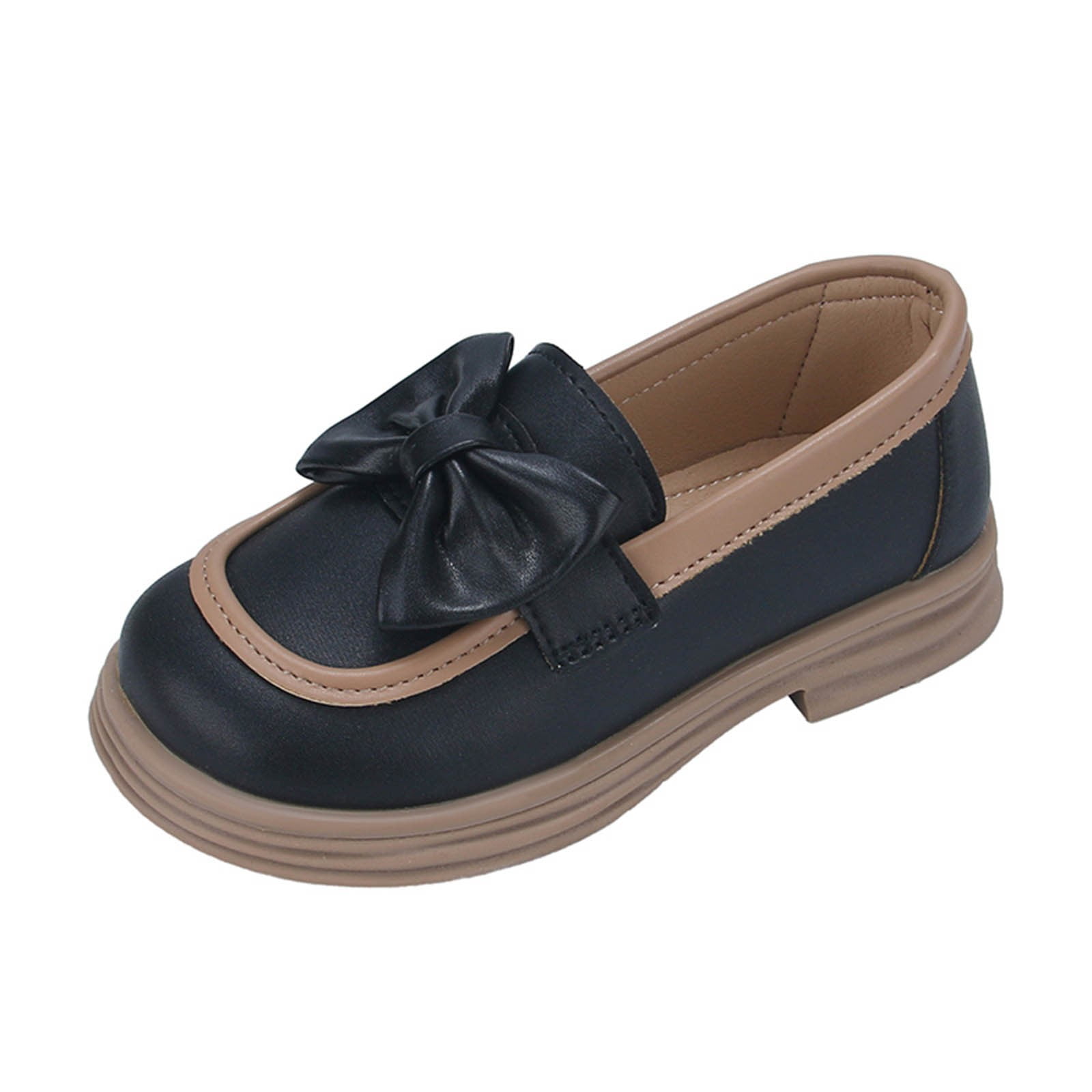 Daznico Toddler Shoes,Girls Dress Bow Shoes Kids School Formal Casual