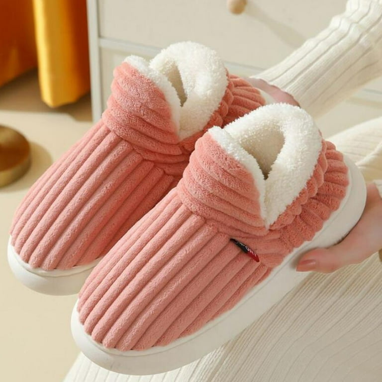 Comfortable warm slippers clearance