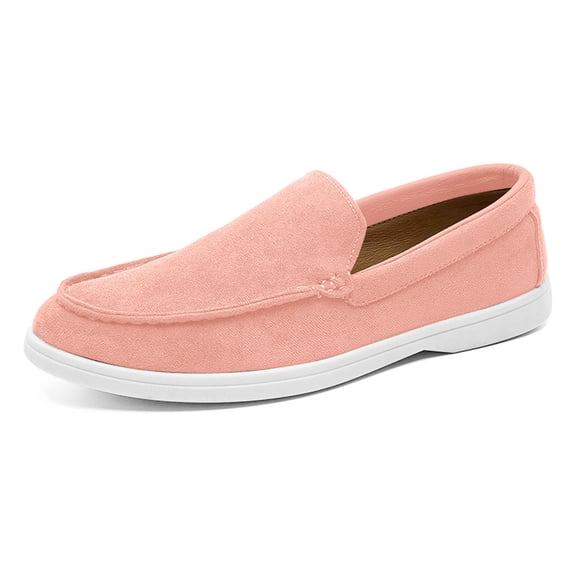 Daznico Winter Boots for Women,Men's Suede Loafer Classic Casual Shoes Flat Comfortable Driving Shoes Lightweight Slippers Boat Shoes,Shoes for Winter,Size:7