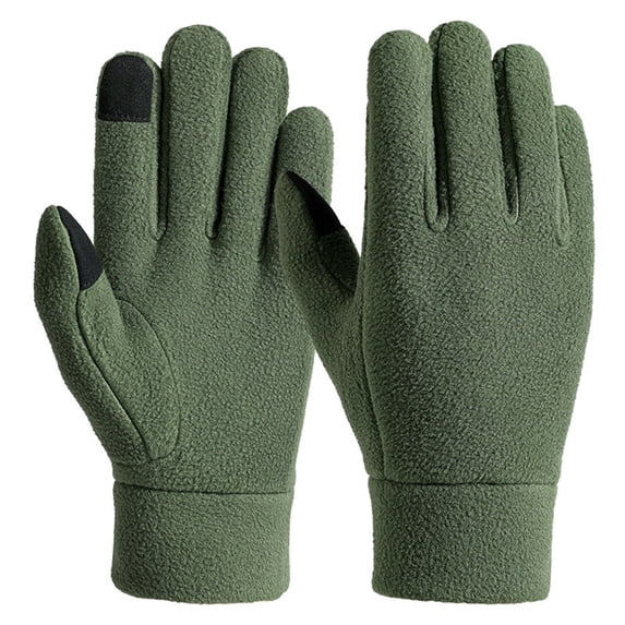 Daznico Winter Gloves, Winter Thermal Mittens Double Layer Thick Lined for Outdoor Sports Skiing Touchscreen Compatible Inner Liner