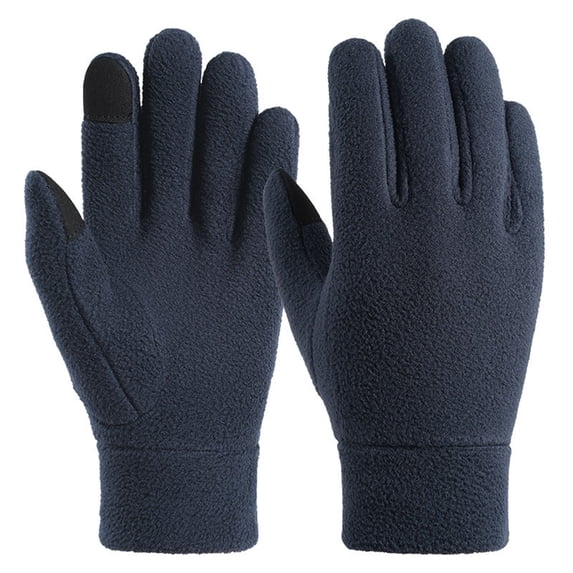 Daznico Winter Gloves, Winter Thermal Mittens Double Layer Thick Lined for Outdoor Sports Skiing Touchscreen Compatible Inner Liner