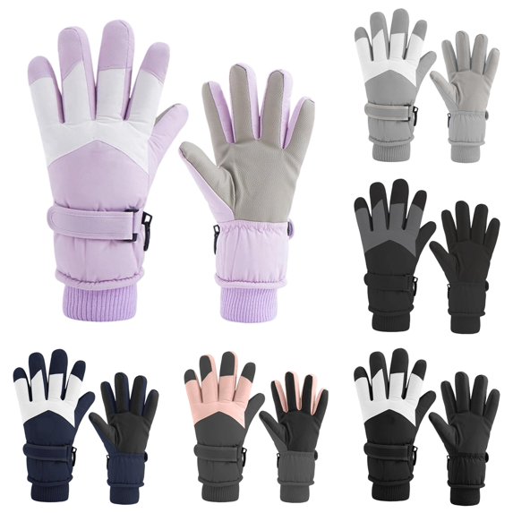 Daznico Winter Gloves, Winter Thermal Ski for Touchscreen Motorcycle Riding Sports Insulated Cold Weather