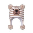 thumbnail image 1 of Daznico Winter Kids Hat with Bear Ears Soft Knit Warm Lined Warm Ear Cap for Boys Girls Cold Weather, 1 of 2