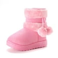 thumbnail image 1 of Daznico Winter Lined Ankle Boots for Girls Warm Comfortable Zipper Casual Outdoor Footwear with Non Soft Sole,10-10.5 Years, 1 of 8