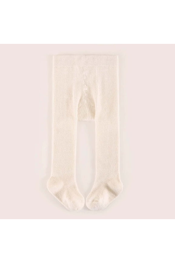 Winter Lined Baby Tights with Seamless Design for Girls and Boys Soft Warm Pantyhose with Extra Room