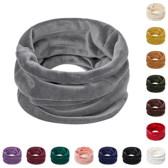 Daznico Winter Ski Neck Protector Female Autumn and Winter Gold Velvet Windproof Neck Protector Neck Scarf Thickened Windproof Collar Scarf