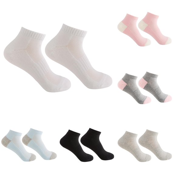Daznico Women Mesh Breathable Ankle Athletic Socks Ribbed Knit Moisture Wicking Stretch Comfort for Running Walking Sports Daily Casual Outdoor Wear