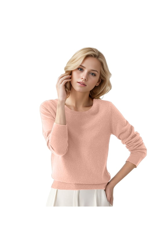 Women's 100% Merino Wool Base Layer Shirt Top Crewneck Long Sleeve Tee Pullover Sweaters,Size XL