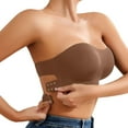 thumbnail image 1 of Daznico Women's Double Side Hook Push Up Bra - Strapless Bandeau Anti- No Wire Bralette for Small Chest,Size S, 1 of 6