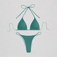 thumbnail image 1 of Daznico Women's High Waisted Bikini Sets Two Piece Swimsuit Knot Bathing Suit,S, 1 of 4
