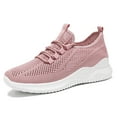 thumbnail image 1 of Daznico Women's Lightweight Walking Shoes - Breathable Gym Sneakers with Cushioned Sole for Workouts & Daily Wear,Color:Pink,Size:8.5, 1 of 9