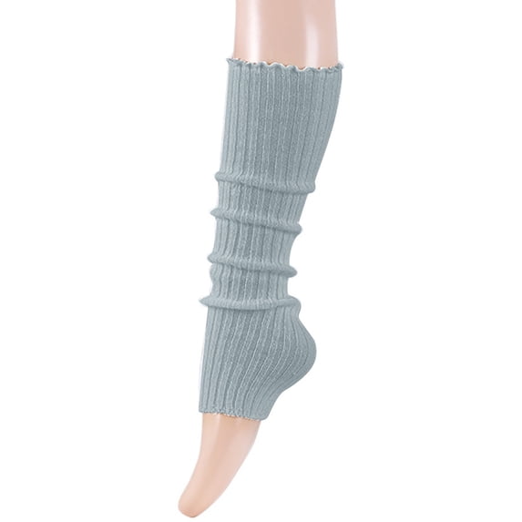Daznico Women's Ribbed Knit Slouch Leg Warmers Thick Wool Stretch Soft Retro Party Dance Casual Calf Knit Sleeve Socks