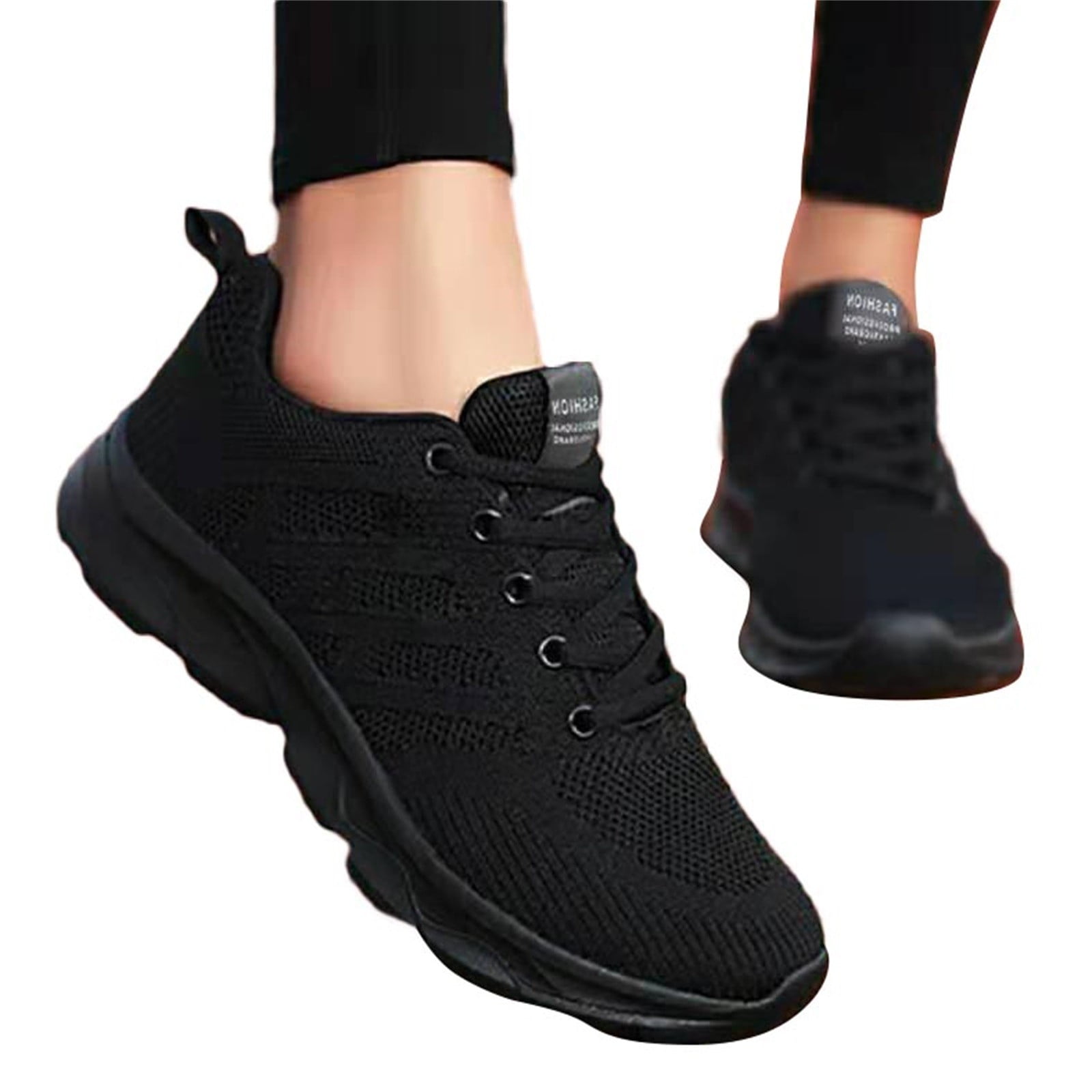★KOLON SPORT★Unisex slip-on Woman 2 Black★大人気 Daznico Women's Non-Slip Running Shoes, Breathable